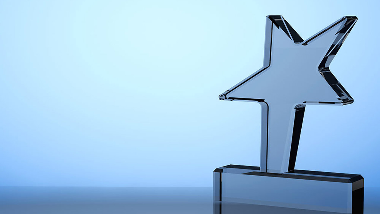 Glass star award